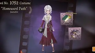 Identity V | Our Dear Alice Have a New Skin!!! Journalist COA Free Skin “Homeward Path”!!! 