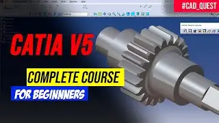 CATIA V5 TUTORIALS FOR BEGINNERS [COMPLETE COURSE] ll CATIA PRACTICE MODEL 28 II AUTOMOTIVE DESIGN