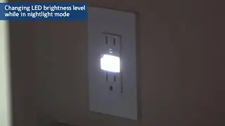 Duplex nightlight receptacles