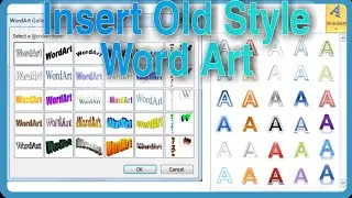 Insert Old Style Word Art ___ How To Write Curve Text In MS word