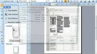 Publisher 2003 Tutorial Choosing Fonts Microsoft Training Lesson 12.3