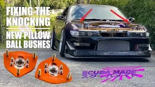 Worn Pillow Ball Camber Tops Replaced - S13 Silvia