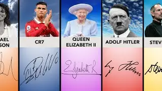 Best Signatures From Famous People | Comparison