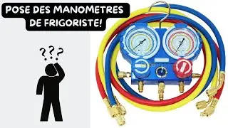 Pose et dépose des manifolds, manomètres de frigoriste. ( version 9/16eme )