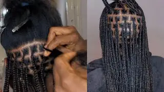 Knotless Braids ( Simple and Easy Style)