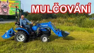 Mulčování s traktorem SOLIS 26 HST a Mulčerem SOLIS 1,05m