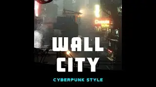 cyberpunk city | WALL city | blender 3.0