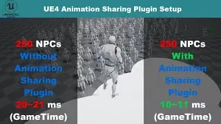 UE4 Animation Sharing Plugin | Anim Sharing Setup Part-1 |