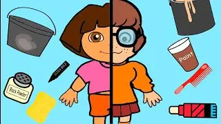 Dora Doll Transformation Stop Motion #asmr #animation #transformation
