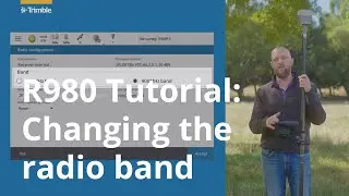 Trimble R980 | Tutorial | Changing the radio band | Trimble Access