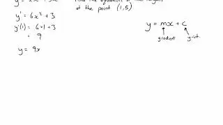 How to find the equation of a tangent