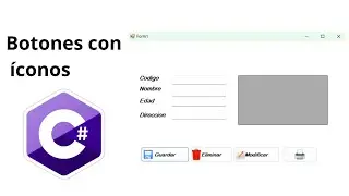 Learn to Create Custom Buttons in C# Step by Step! | Buttons with Icons in Visual Studio C#