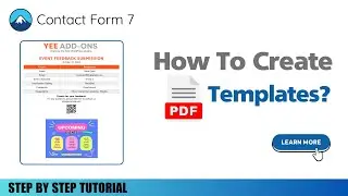 How To Create PDF Templates for Contact Form 7| PDF Builder