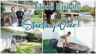 AN EMPTY HOME TOUR + GARDENING | FLOOD UPDATE WITH MY PARENTS