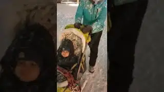 Зимой в парке Черное озеро. Казань.