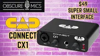 The Smallest Audio Interface With Physical Controls?  The CAD Connect CX1