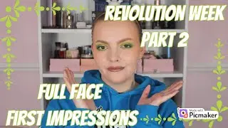 *REVOLUTION WEEK* PART 2 | FULL FACE TESTING MAKEUP REVOLUTION | FIRST IMPRESSIONS | Effys Place