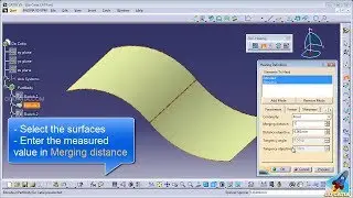 CATIA GENERATIVE SHAPE DESIGN - Healing Geometry