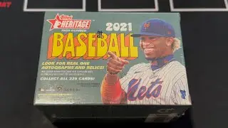 2021 Topps Heritage High Number Blaster Box