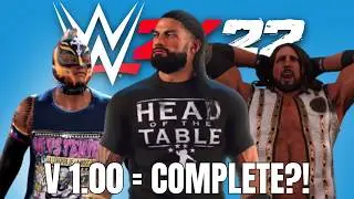 The Vanilla Version of WWE 2K22 Is More Complete Than You'd Expect