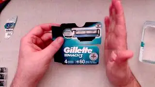 Package Design | Gillette Mach3 Cartridge Razor Packaging