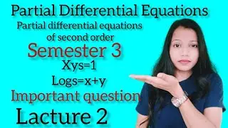 Partial Differential Equations Chapter 4 Semester 3 L2