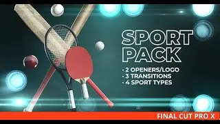 Tennis Cricket Baseball Pack for Final Cut Pro X | Apple Motion, Final Cut Pro template - Envato e