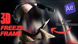 2 Ways To Make FREEZE FRAME Transitions 3D [After Effects]