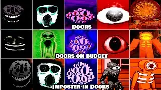 Roblox Doors Vs Doors On Budget Vs Imposter In Doors All Jumpscares