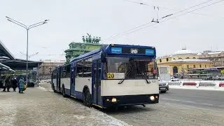 Троллейбус, маршрут №20 ТролЗа-62052.02 б.1125 (06.01.2023) Санкт-Петербург