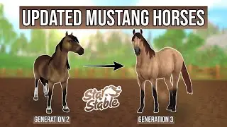 Updating the Mustangs in Star Stable! (Generation 3 Mustangs)