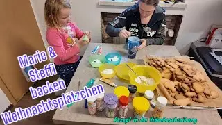 Marie & Steffi backen Weihnachts Plätzchen / Butterkekse / Rezept in der Videobeschreibung