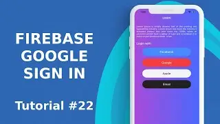 Firebase google login  for IOS and ANDROID