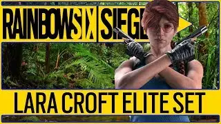 💥NEW💥 Ash Lara Croft Elite Bundle Uniform Headgear Weapon Skin And MVP Animation Rainbow 6 Siege