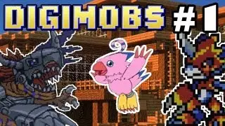 Digimobs Episodio 1 - ¿Digimon en minecraft?