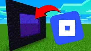 How To Make A Portal To Roblox in Minecraft! 