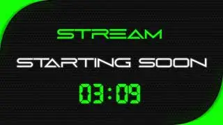 Stream Starting Soon 4K Green