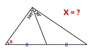 Norway Math Olympiad Geometry Problem | Find the angle X