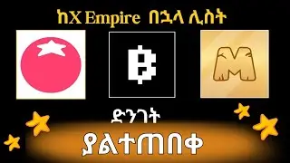 ከX Empire በኋላ ሊስት የሚደረግ ያልተጠበቀ ኤርድሮፕ|TOMA|BLUM|MEMEFI