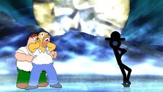 Mugen #74: Homer Simpson & Peter Griffin vs Nanarman
