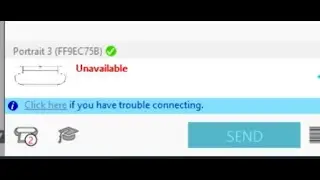 Silhouette Portrait 3 USB connection problem solved