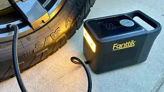 High powered 18V portable air compressor for those bigger jobs! Fanttik X9 ULTRA