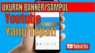 Membuat Banner Sampul channel Youtube yang Pas | Setting ukuran sampul di Pixellab