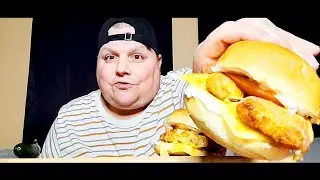 HOMEMADE CRISPY FISH SANDWICHES & CHIPS MUKBANG!!!