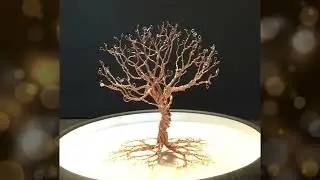 Handmade Twisted Copper Wire Tree