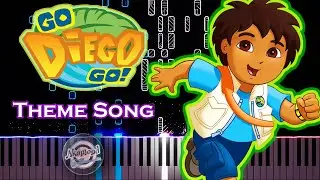 Go Diego Go Theme Song Piano Tutorial and Cover - Go Diego Theme Song Piano Tutorial