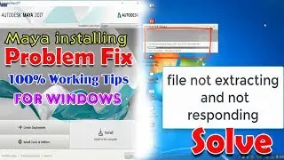 Autodesk Maya Installing Problem fix 2018 For Windows