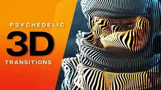 Psychedelic Transitions 3D DaVinci Resolve Template