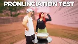 My husband put me in an ENGLISH pronunciation challenge 😭 | SPANISH is my first Language