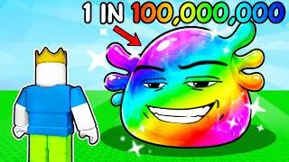 I Used MAX LUCK to Get the RAREST Slime in Roblox Slime RNG...